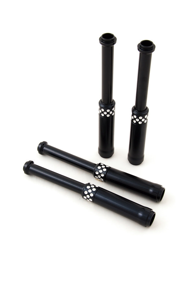 Billet Pushrod Covers, Black Machine, MilwaukeeEight Ken's Factory USA