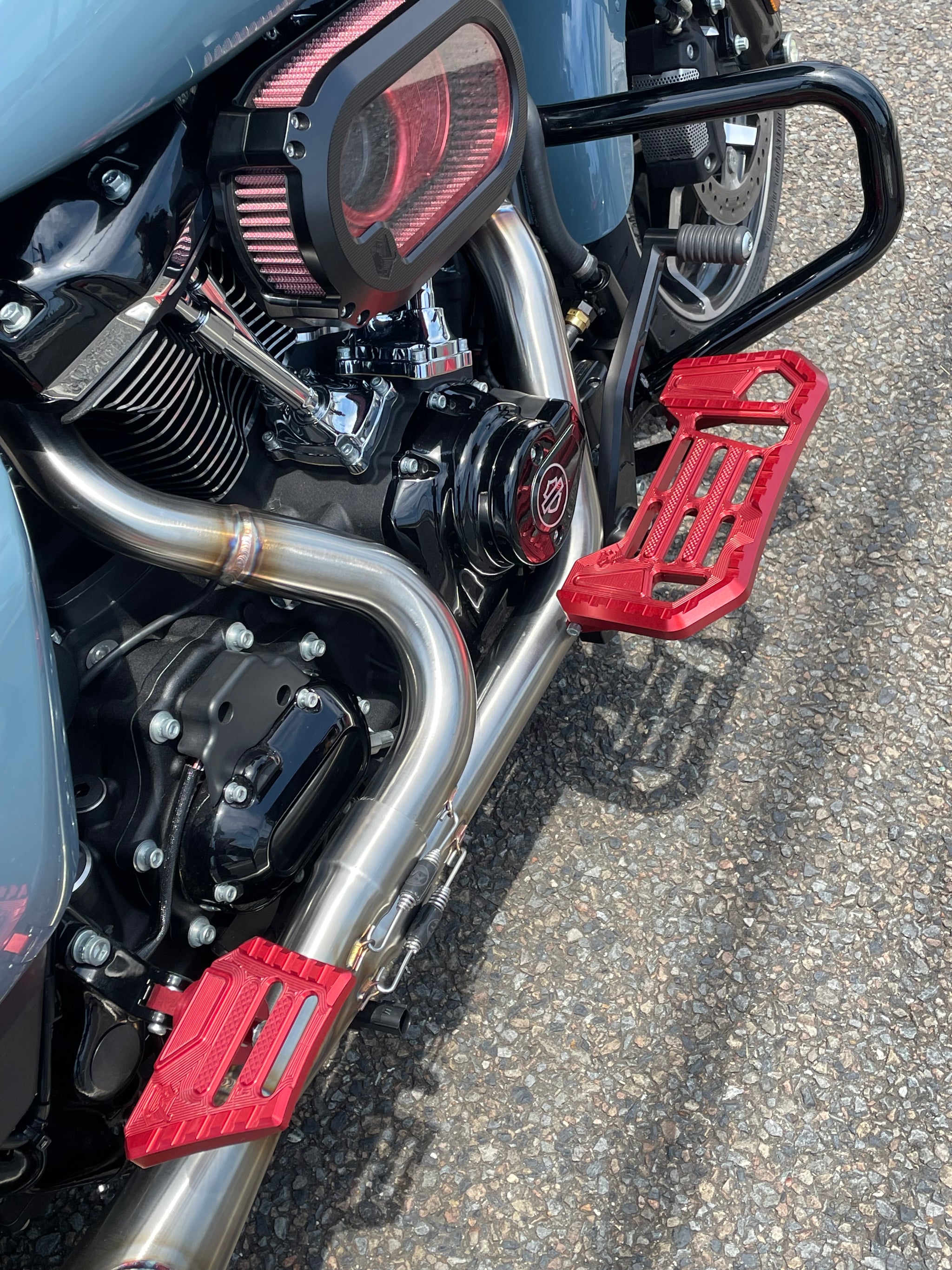 Next Level, Medium Floor Boards, Red Anodized – Ken's Factory USA
