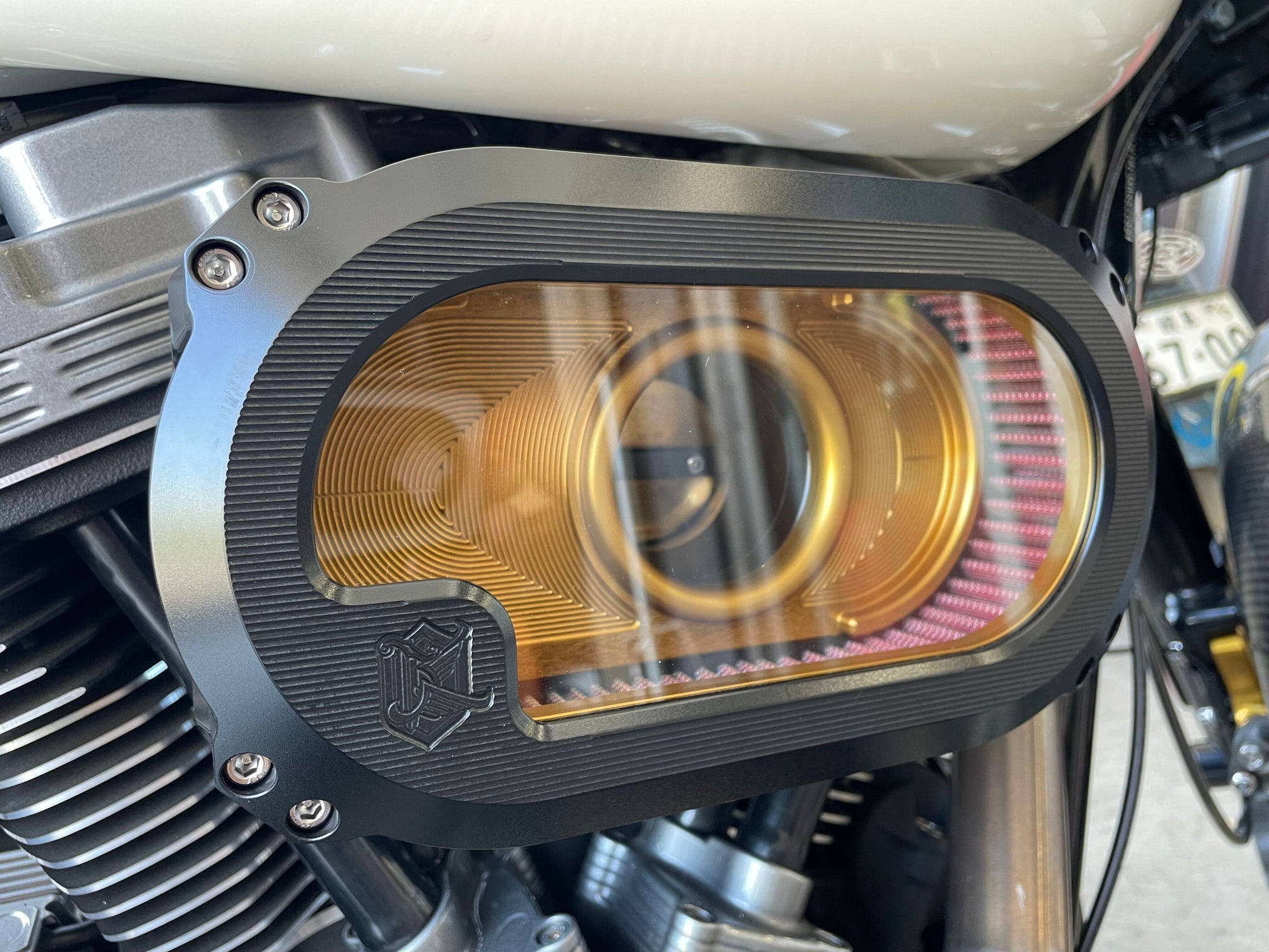Aria J-35 CUSTOM エボニー NXT-01BR Next Level Air Cleaner Kit, Black/Red Anodized – Ken's
