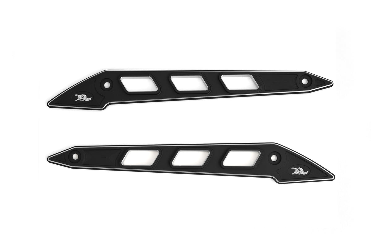 Fender Strut Cover, Semi Gloss, Black Machine – Ken's Factory USA