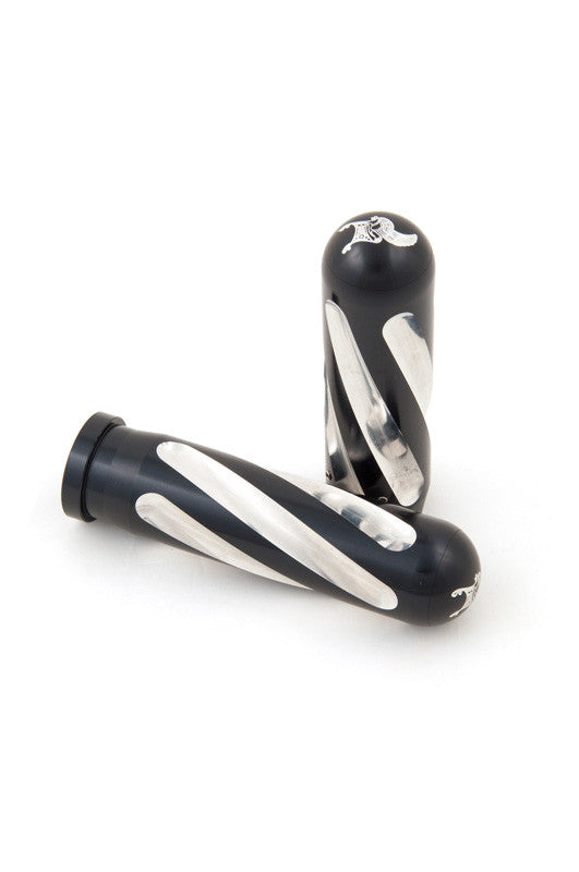 Neo-Fusion Spiral Grips, Black 08 up (throttle by wire) Ken's Factory USA Neo-Fusion Spiral Grips, Black 08 up (throttle by wire) Ken's Factory USA